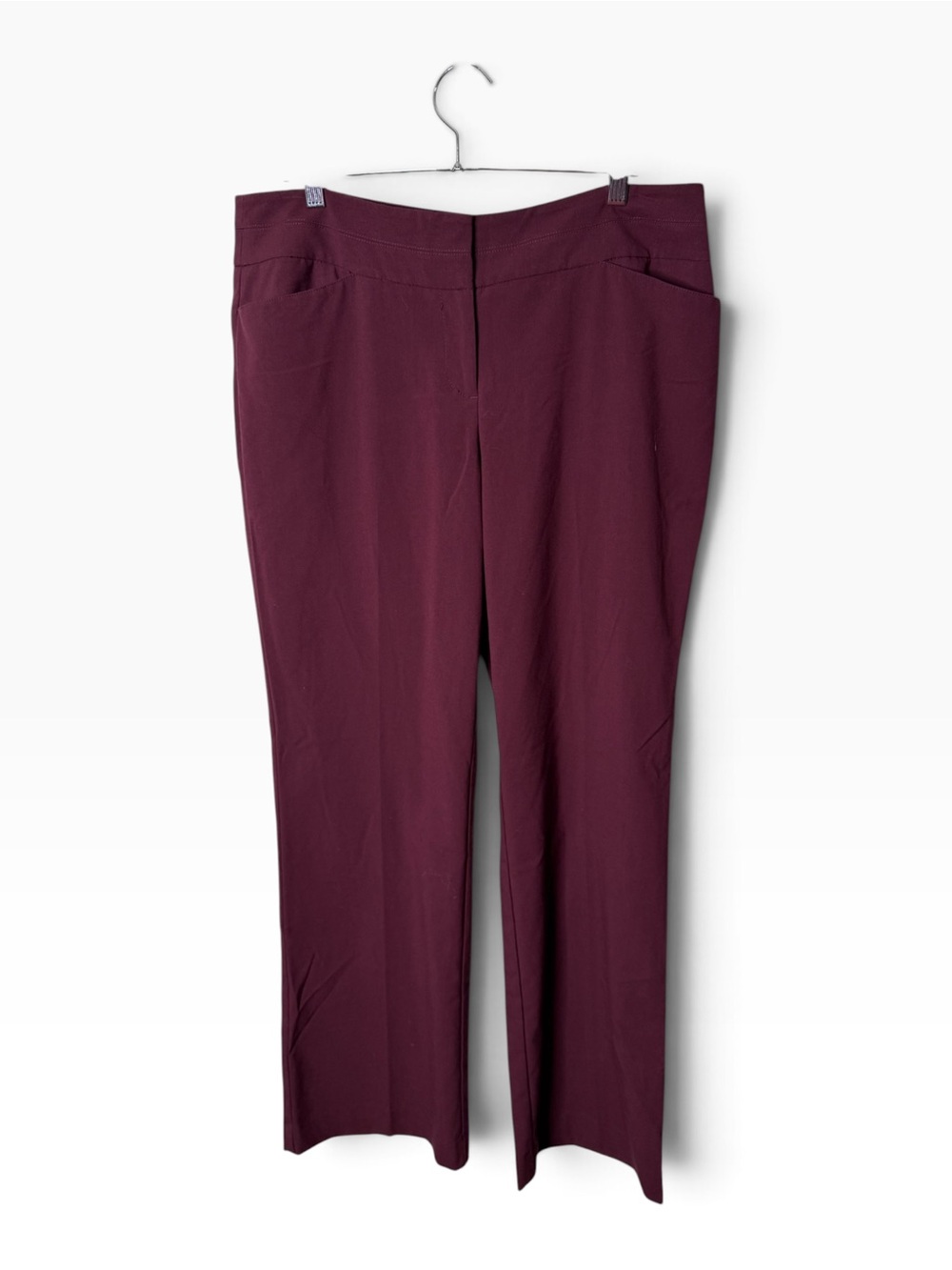 LOFT Burgundy Maroon Size 10 Original Fit Dress Pants